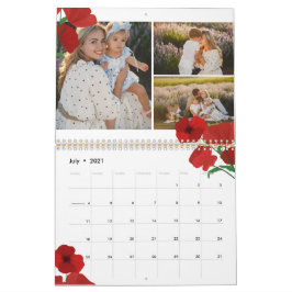 Blume Berries & Greenery FotoCollage Kalender