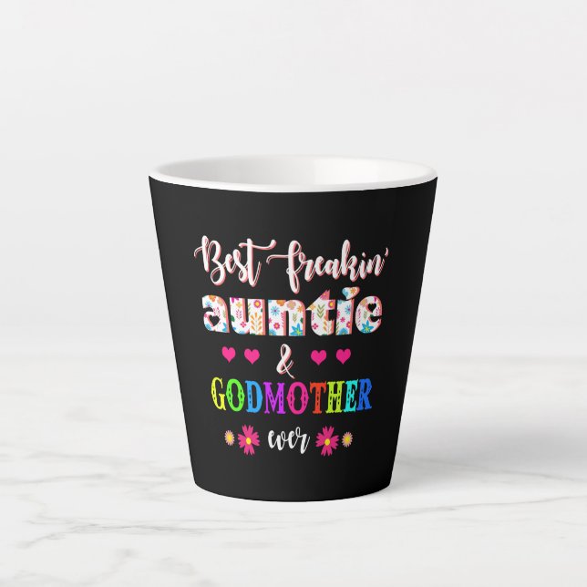 Blume Best Freakin'ttie and Godmutter je Milchtasse (Vorderseite)