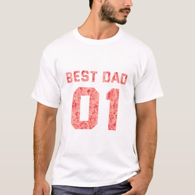 Blume - Bester Vater 01 T-Shirt (Vorderseite)