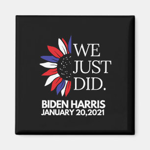 Blume Biden Harris Einweihungstag 2021 Magnet