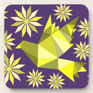 BLUME BIRD BEVERAY COASTER GETRÄNKEUNTERSETZER