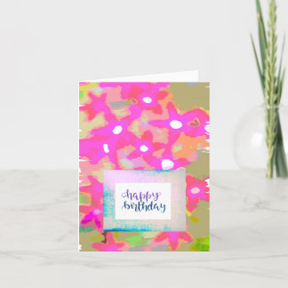 Blume BIRTHDAY CARD Dankeskarte