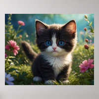 *~* Blume Black Kitty Cat 5:4 Feline Kitten