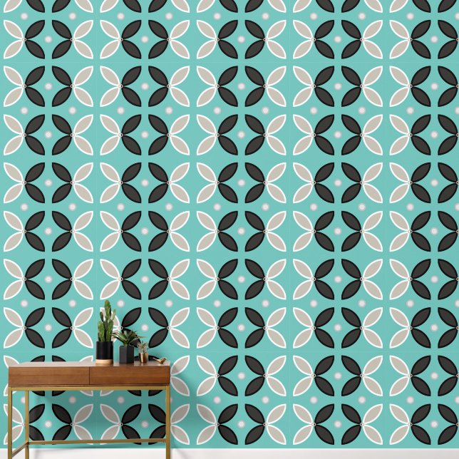 Blume Blätter abstrakt Tapete (Korridor)