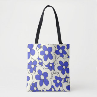 Blume blau drucken