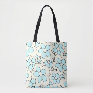 Blume blau drucken