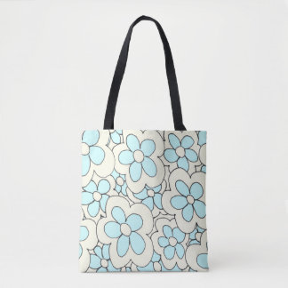 Blume blau drucken
