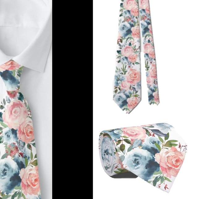 Blume Blauer Rose Tische Krawatte (Von Creator hochgeladen)