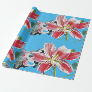 Blume Bléal Lilies Geschenkpapier