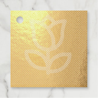 BLUME BLOCK PATTERN GESCHENKANHÄNGER