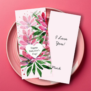 Blume Bloom Original Kunstwerk Aquarell Karte