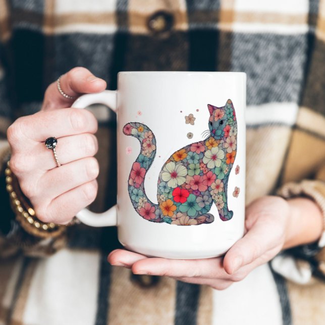 Blume Blossom Katze, Blume und Katze, Blume, Katze Kaffeetasse (Von Creator hochgeladen)