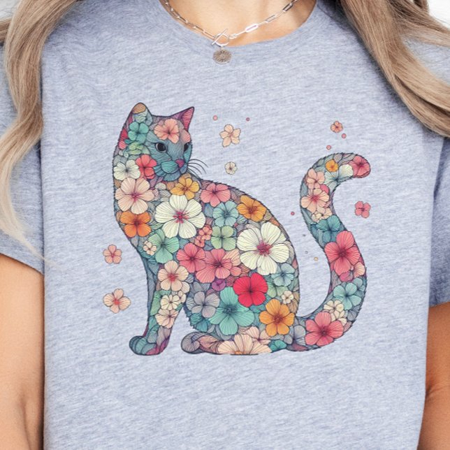 Blume Blossom Katze, Blume und Katze, Blume, Katze T-Shirt (Von Creator hochgeladen)