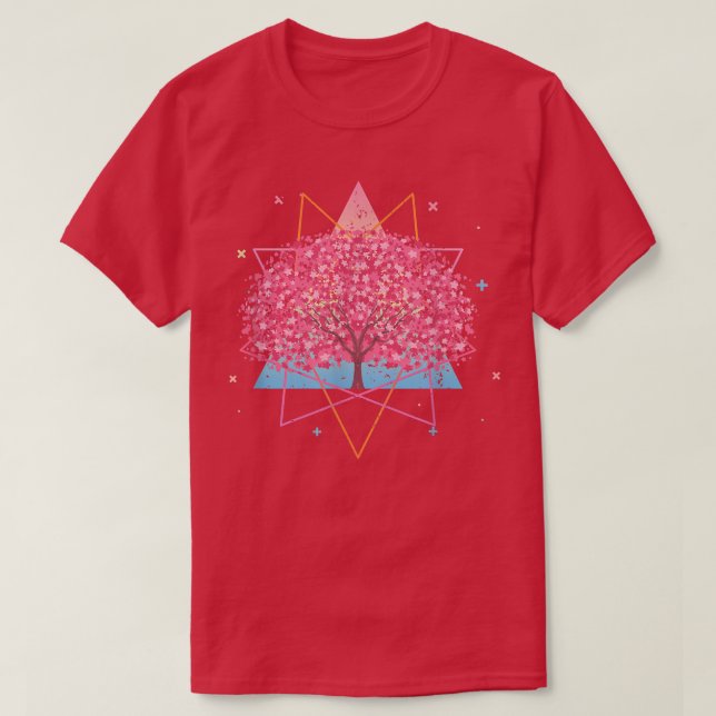 Blume Blossom Vaporwave Cher T-Shirt (Design vorne)