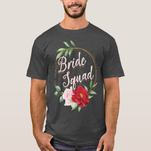 Blume blüht Heiratsschwindler Junggeselinnen-Absch T-Shirt