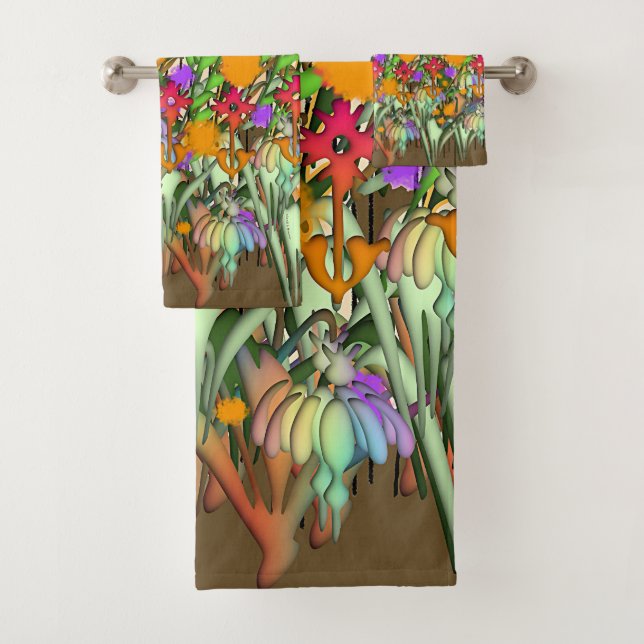 Blume Blume Blume Badhandtuch Set (Insitu)