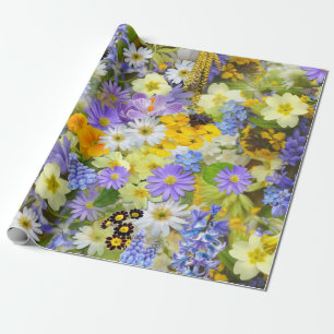Blume, Blume, Blume Geschenkpapier