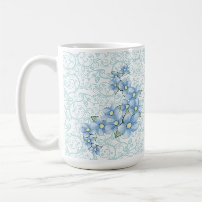 Blume Blumen Kaffeetasse (Links)