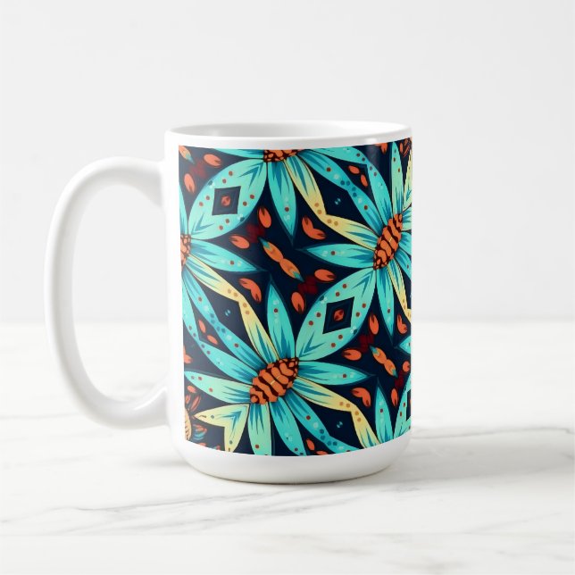 Blume Blumen Kaffeetasse (Links)