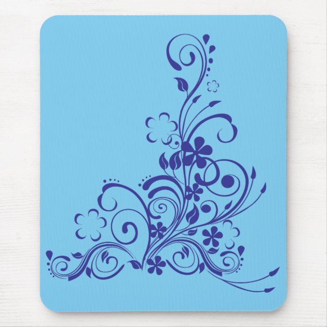 Blume Blumen Mousepad (Vorne)