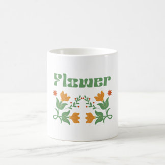 "Blume" Blumen-Tassendesign Kaffeetasse