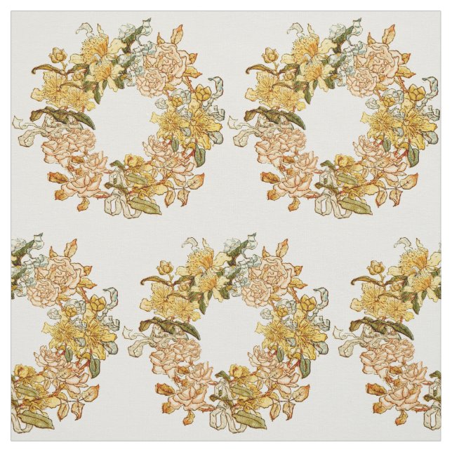 Blume Blumenkraut Rosa Blume Kunst Stoff (Muster)