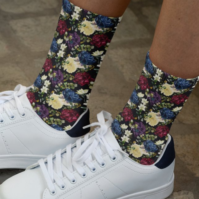 Blume Blumenmuster Rose Winter Socken (Von Creator hochgeladen)