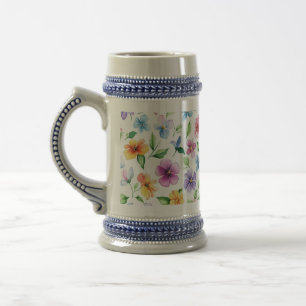 Blume Blumenmuster Sublimierung-95652 Bierglas
