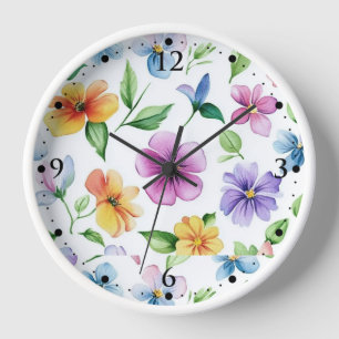 Blume Blumenmuster Sublimierung-95652 Uhr