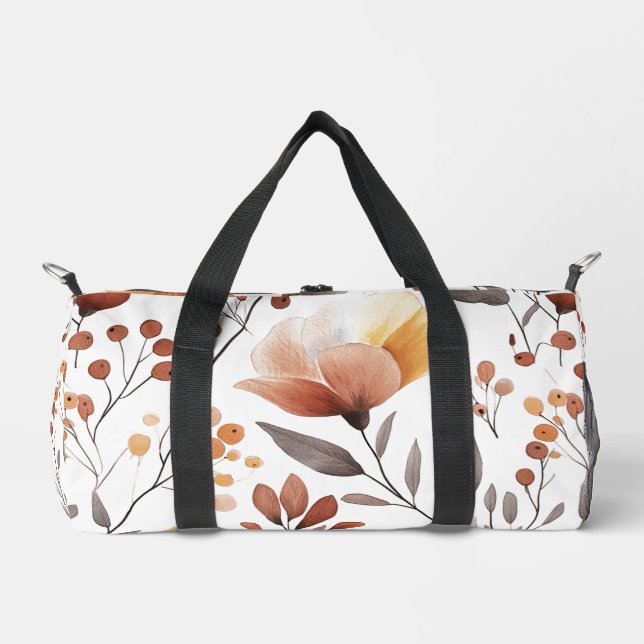 Blume Blumenmuster Sublimierung-95653 Duffle Bag (Vorderseite)