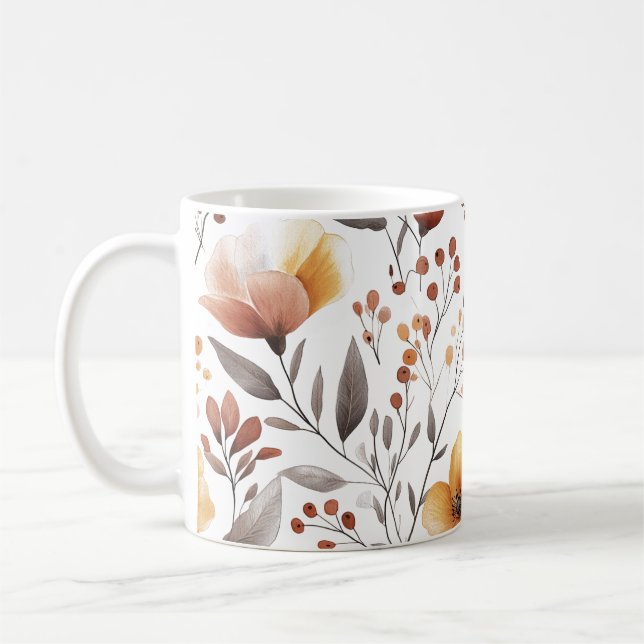 Blume Blumenmuster Sublimierung-95653 Kaffeetasse (Links)