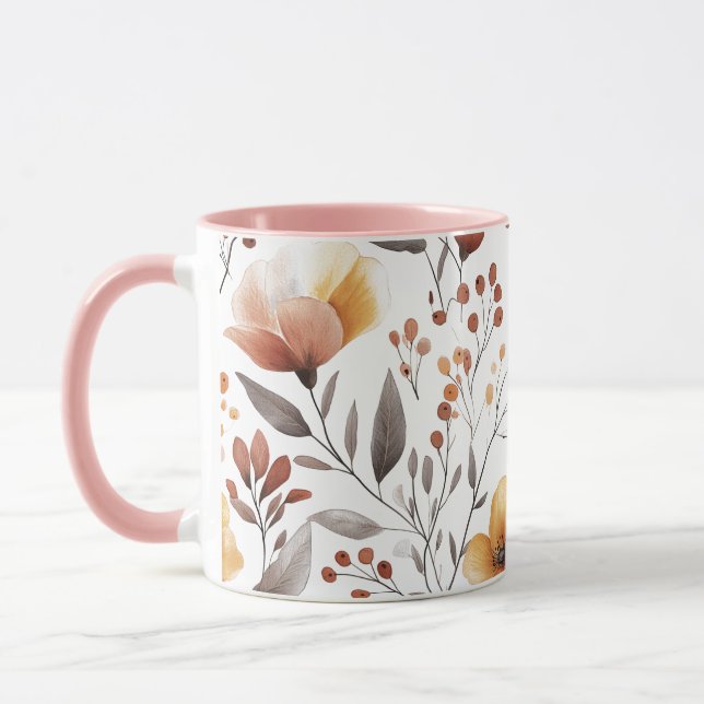 Blume Blumenmuster Sublimierung-95653 Tasse (Links)