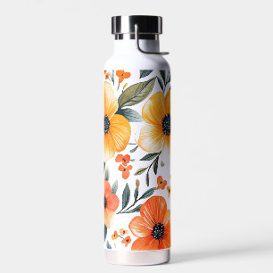 Blume Blumenmuster Sublimierung-95654 Trinkflasche