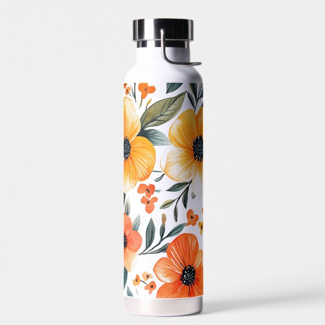 Blume Blumenmuster Sublimierung-95654 Trinkflasche (Links)