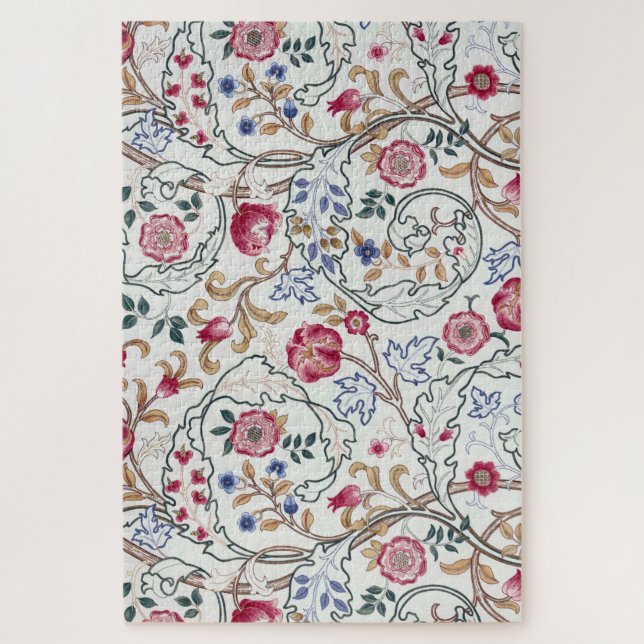 Blume, Blumenmuster, William Morris Puzzle (Vertikal)