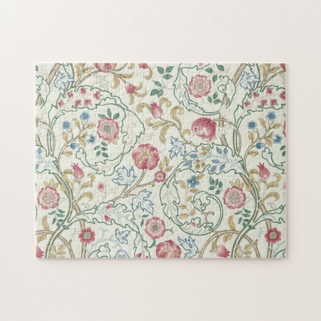 Blume, Blumenmuster, William Morris Puzzle (Horizontal)