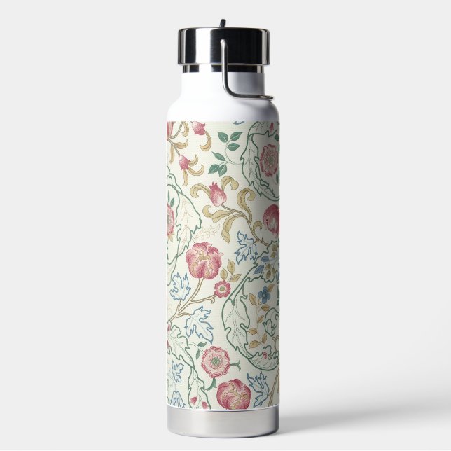 Blume, Blumenmuster, William Morris Trinkflasche (Links)