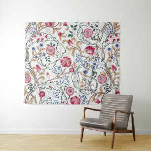 Blume, Blumenmuster, William Morris Wandteppich