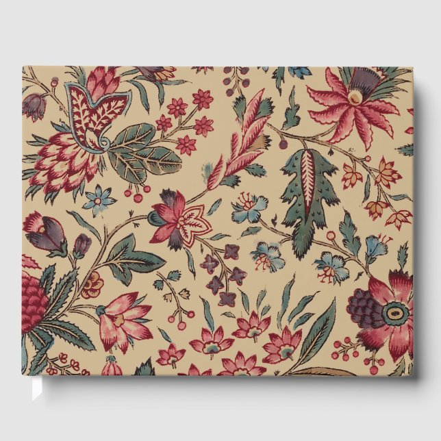 Blume Blumentapestes Needlework Art Gästebuch (Vorderseite)