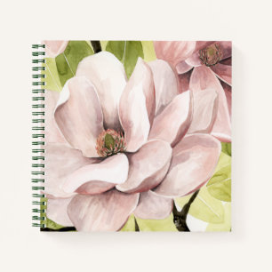 Blume Blush Magnolia Notizbuch