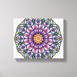 Blume Blüte Mandala Leinwanddruck