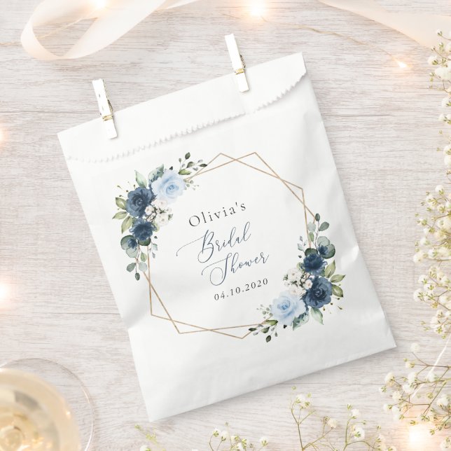 Blume, Blüten, Boho, Brautparty Geschenktütchen (Ausgeschnitten)