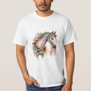 Blume Boho Horse Pastel T-Shirt