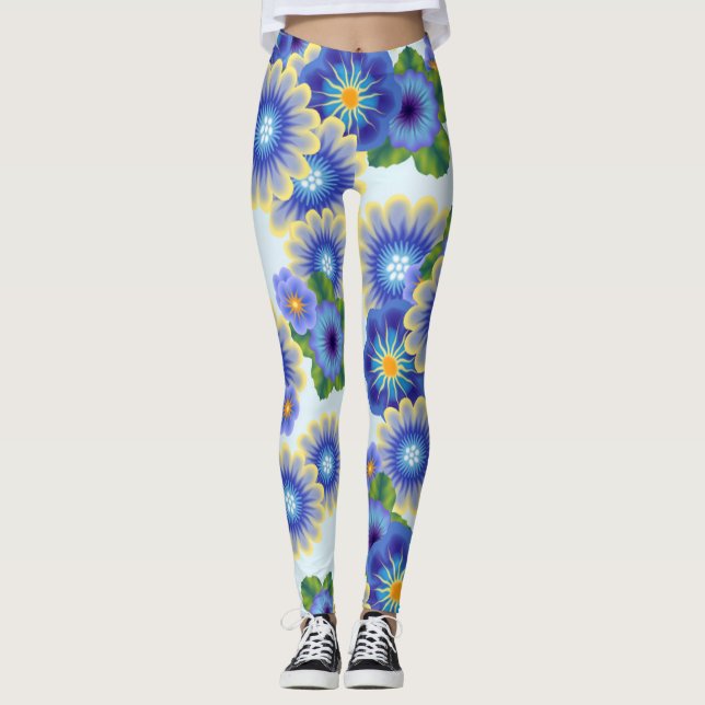 Blume-Bombe 7 Leggings (Vorderseite)