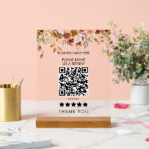 Blume Border Bitte Verlass uns QR-Code überprüfen