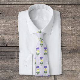 Blume Botanical Wild Pansy Pastel Krawatte