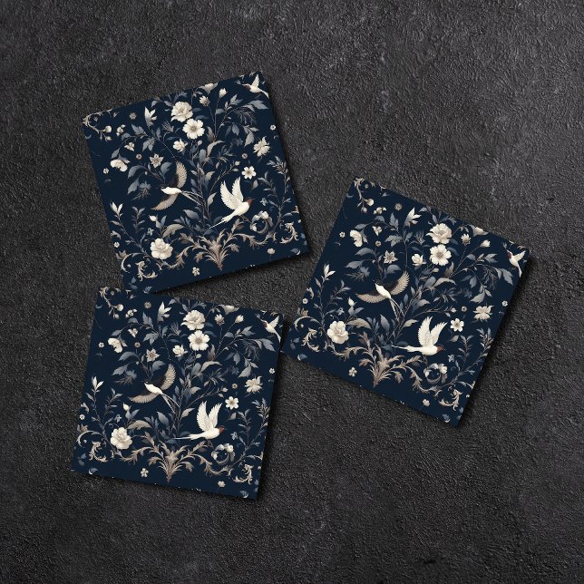 Blume botanisch blau fliese (Von Creator hochgeladen)