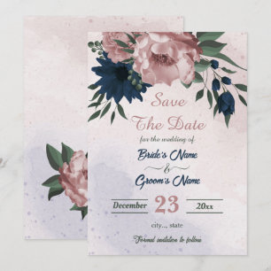 Blume botanisch save the date