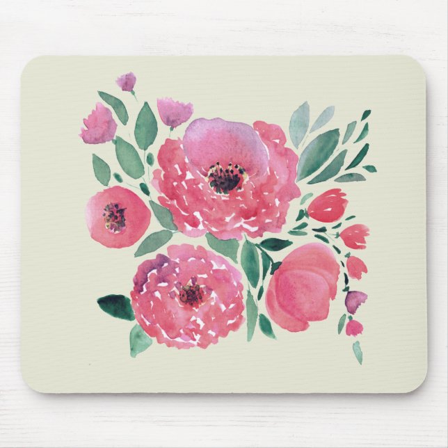 Blume, Bouquet 2 Mousepad (Vorne)