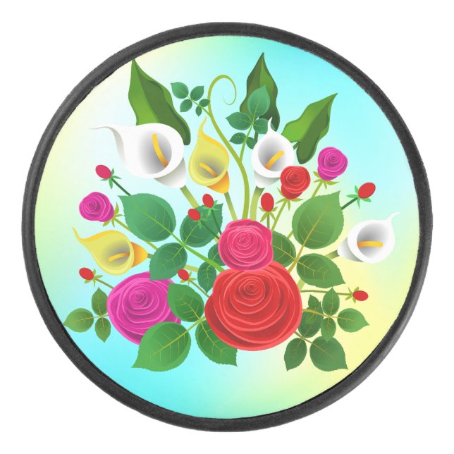 Blume Bouquet-47149 Eishockey Puck (Vorderseite)